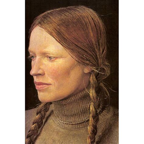 Andrew Wyeth Braids Helga Testorf 1979 — Brenna Colvin