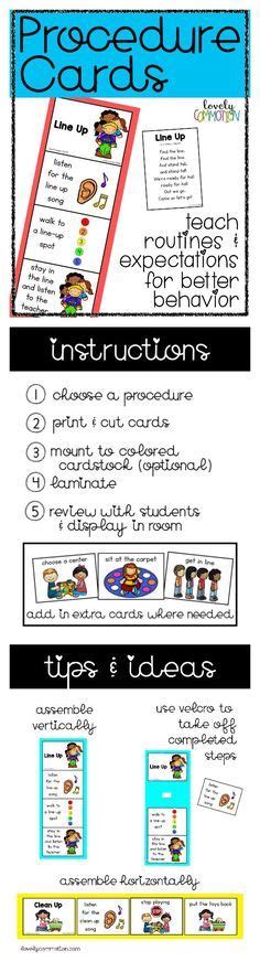Teach Your Preschool Classroom Procedures Routine Cards Preschool