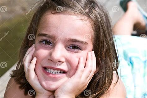 Cute Girl Posing Stock Image Image Of Close Expressive 10283461