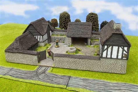 Medieval Fortified Farm Medieval Houses Medieval Courtyard Design