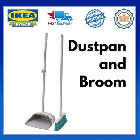 IKEA Dustpan And Broom Set PEPPRIG Set Penyapu Dan Penyodok Sampah Murah Shopee Malaysia