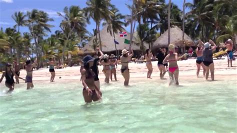 Punta Cana Sexy Beach Aerobics Part Youtube