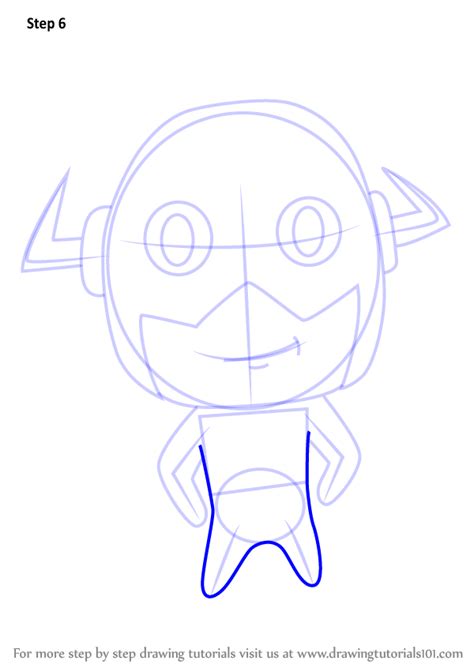 Learn How To Draw Chibi The Flash Chibi Characters Step