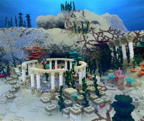 Underwater Village Minecraft Minecraft Architecture Minecraft