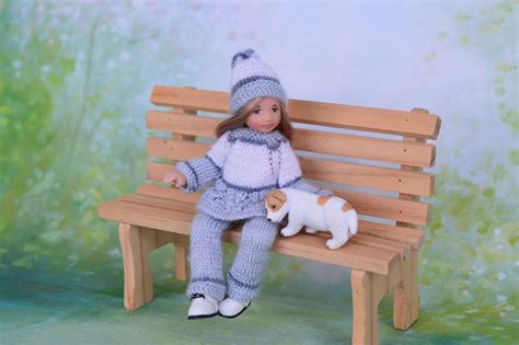 Miniature Doll Baby Girl At 112 Scale For Dollhouses Etsy