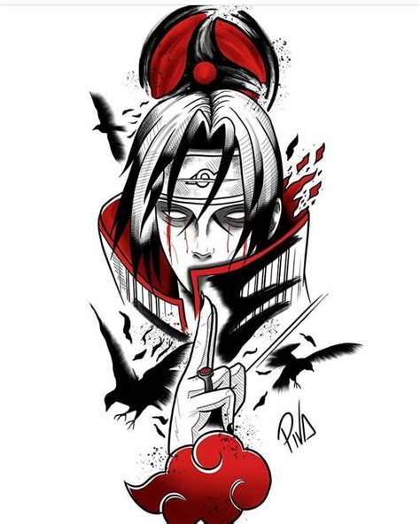 New Design Uchiha Itachi 😍🆒 Credit Brenopiva 😊 Follow Me And Tag Your
