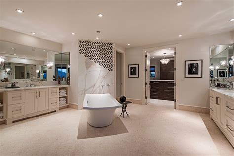 Master Bathroom His And Hers Vanity And Closets Home Custom Designed