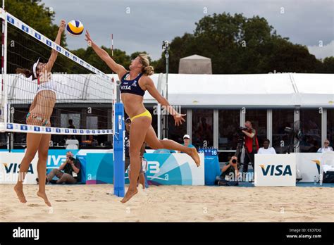 The Visa Fivb Womens Beach Volleyball International Part Of The London Prepares Series For The