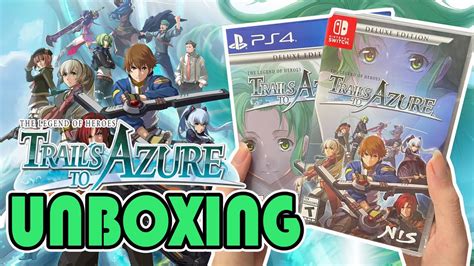 The Legend Of Heroes Trails To Azure Ps4switch Unboxing Youtube