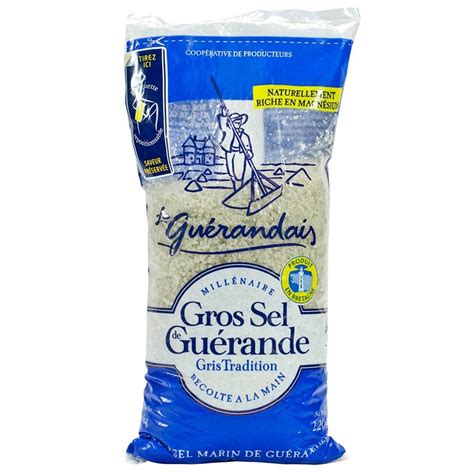 Grey Sea Salt From Guerande Coarse By Le Guerandais From France Buy