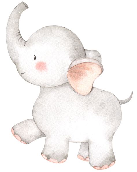 Cute Elephant Drawing Baby Animal Drawings Watercolor Elephant Art