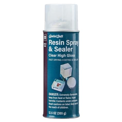 Castincraft Resin Spray And Sealer Clear High Gloss 125 Fl Oz