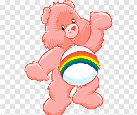 Care Bears Cheer Bear Animation Clip Art Silhouette Transparent PNG