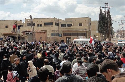 Current Affairs Protesters Killed In Syrian Town Of Daraa