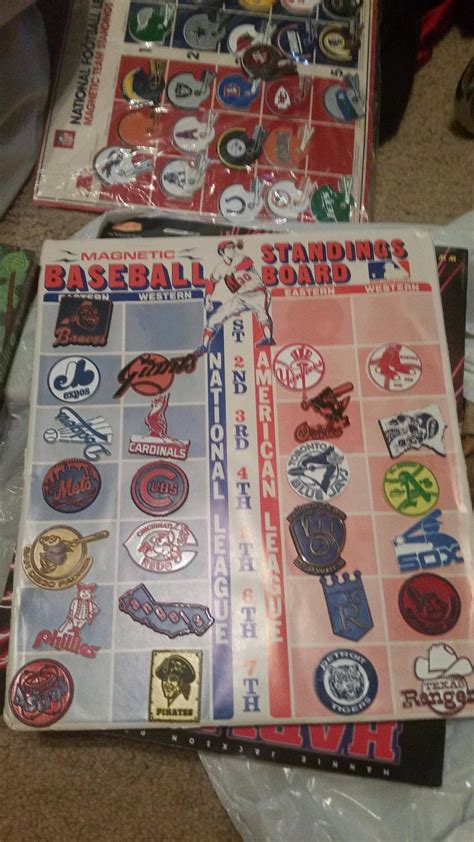 Found This Old Magnetic Standings Board While Cleaning Check Out The