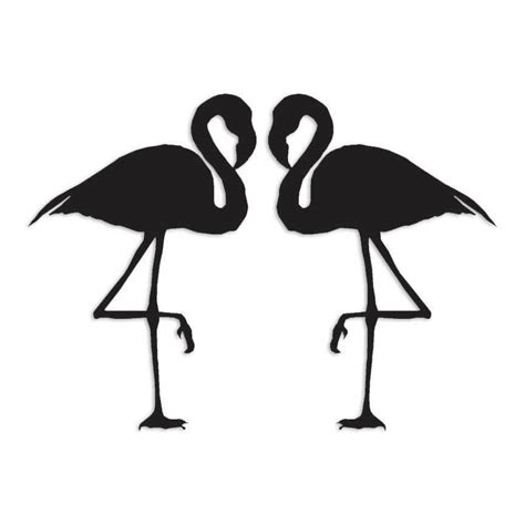 Pair Of Flamingos Decal Sticker Decals Hut