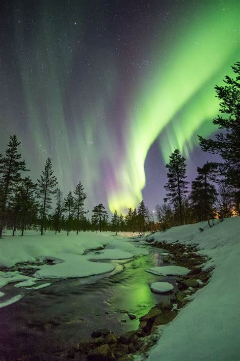 Auroras Over Kakslauttanen Magical Sky Aurora Borealis Northern