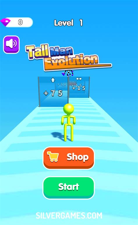 Tall Man Evolution Play Online On Silvergames