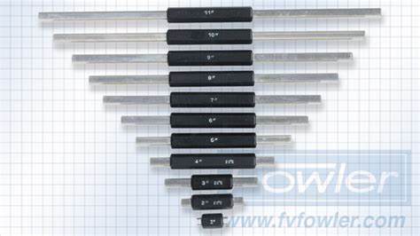 Fowler Micrometer Standards 11 Willrich Precision Instruments