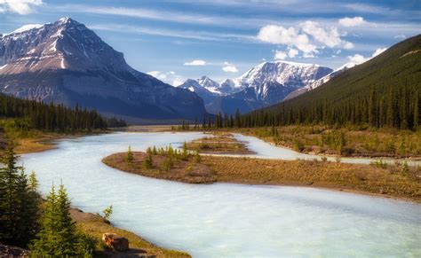 Athabasca River By Corey Hayes Athabasca River Landscape