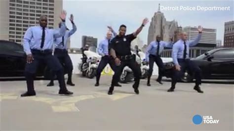 Watch Detroit Police Dance In Running Man Video