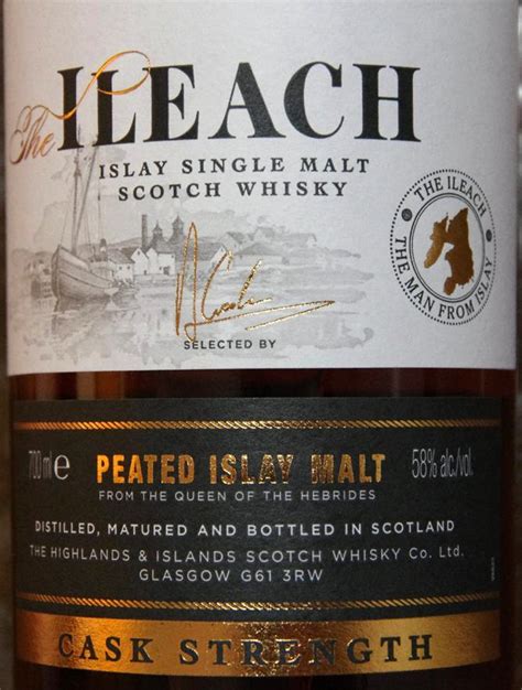 The Ileach Peated Islay Malt Handi Whiskybase Ratings And Reviews For