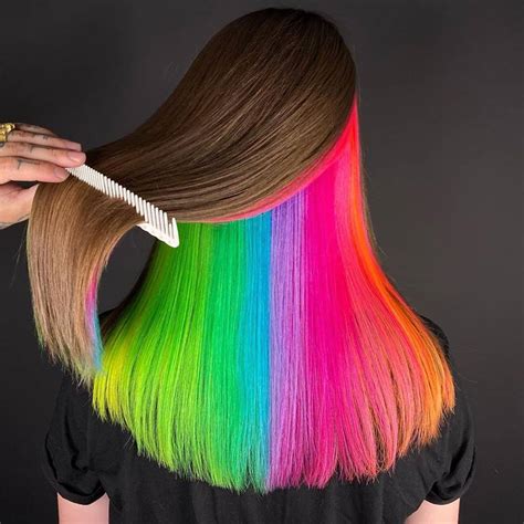 chingum — discover curiosities rainbow colored hairstyles by snezhana vinnichenko