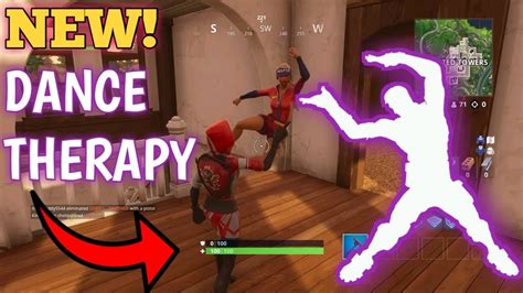 Fortnite Players Reaction To New Dance Therapy Dance Emote Youtube