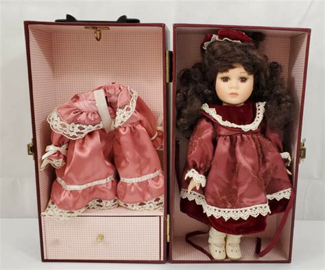The Collectors Choice Series By Dandee 12 Porcelain Doll With Case Ebay