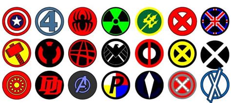 Marvel Logos Set Vector Svg Ai Uidownload