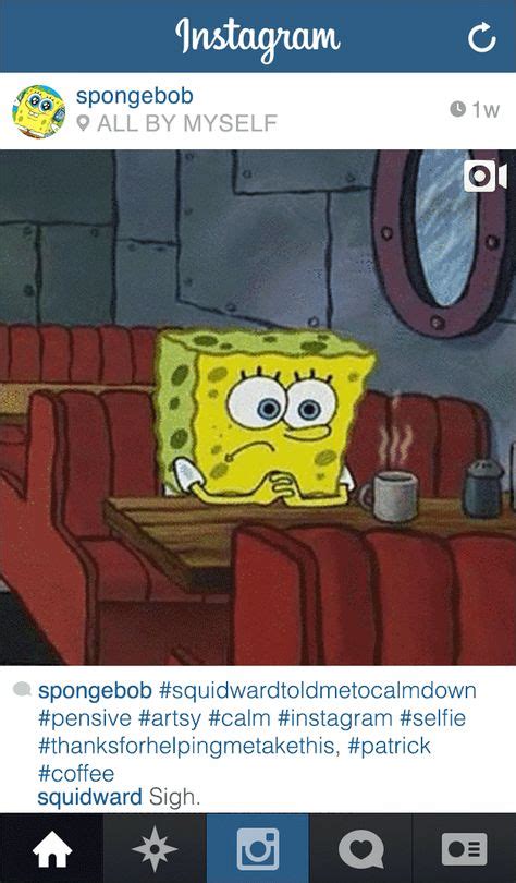 10 Best If Spongebob Had Instagram Images Spongebob Squarepants