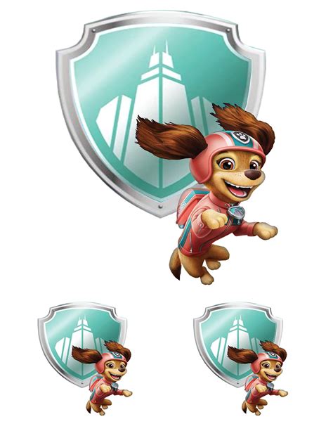 Stickers Paw Patrol Badge Liberty Decals 7 And Pair Of Etsy