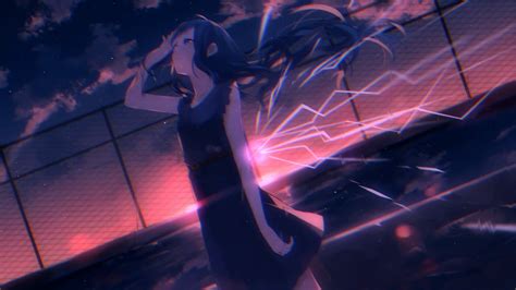 Wallpaper Engine Anime Girl Lightning By Kunoichigo Youtube