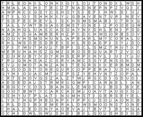 Blank Word Search Template