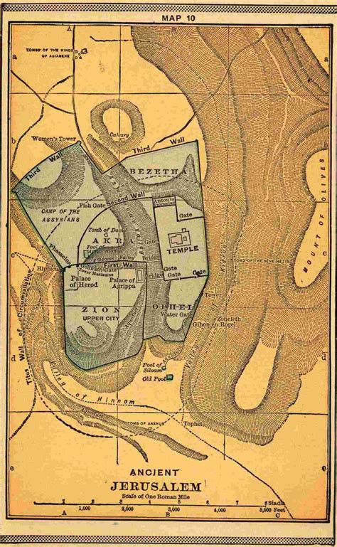 Ancient Jerusalem Map Ancient Jerusalem Map Ancient History Facts