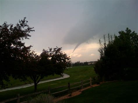 Sunday Storm Brings Funnel Cloud And Hail To Thornton