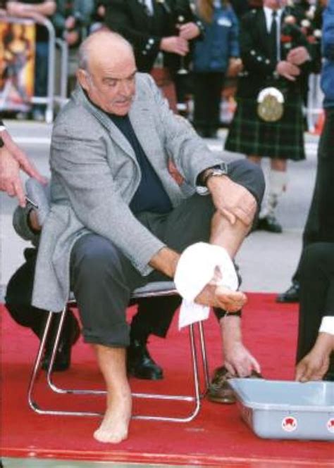 Sean Connery Foot And Handprints