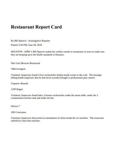 Use this template to record sales transactions by cash register and shift (am & pm). 13+ Restaurant Report Templates in Google Docs | Word | Pages | PDF | Free & Premium Templates