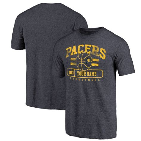 Mens Indiana Pacers Fanatics Branded Navy Personalized Baseline Tri