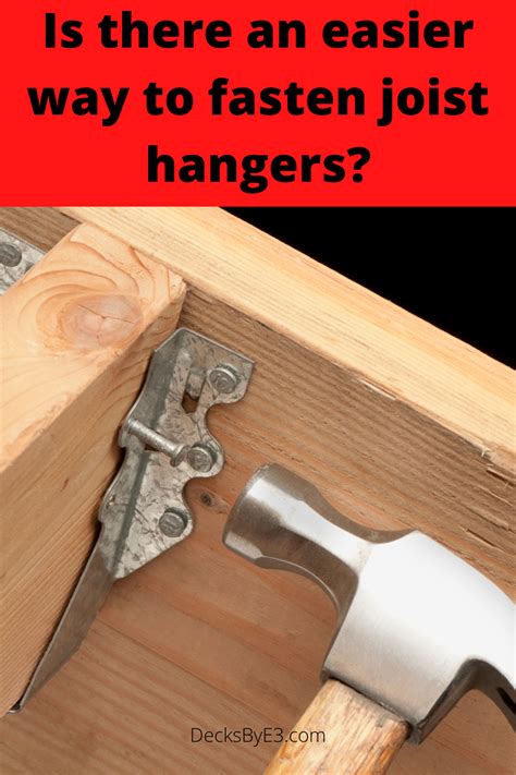 What Is The Easiest Joist Fasteners To Install Joist Hangers Cool