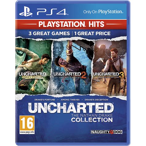 Buy PlayStation Hits - Uncharted Collection on PlayStation 4 | GAME