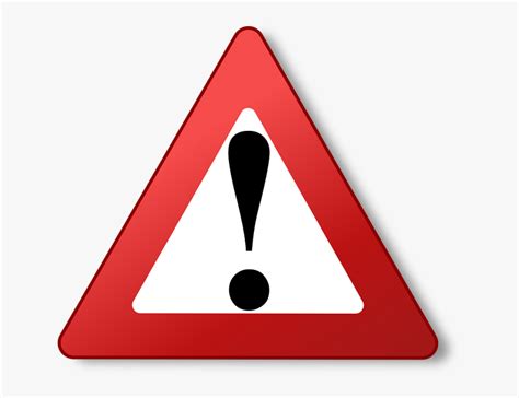 Stop Sign Png Red Warning Triangle Png Free Transparent Clipart