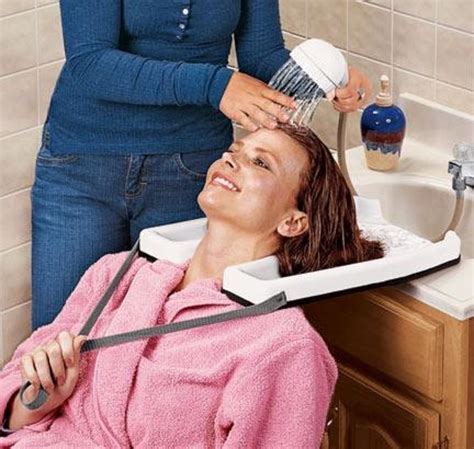 Safety Contoured Portable Salon At Home Shampoo Hair Washing Salon Sink