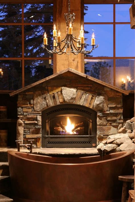 34 Beautiful Stone Fireplaces That Rock Bring The Rusticity