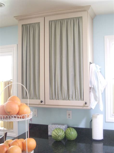 Cabinets With Curtains Kitchen Cabinets Country Kitchen Decor Upper