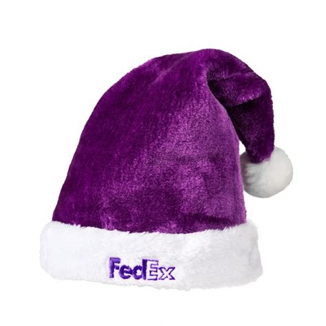 Purple Santa Hats Tag Hats