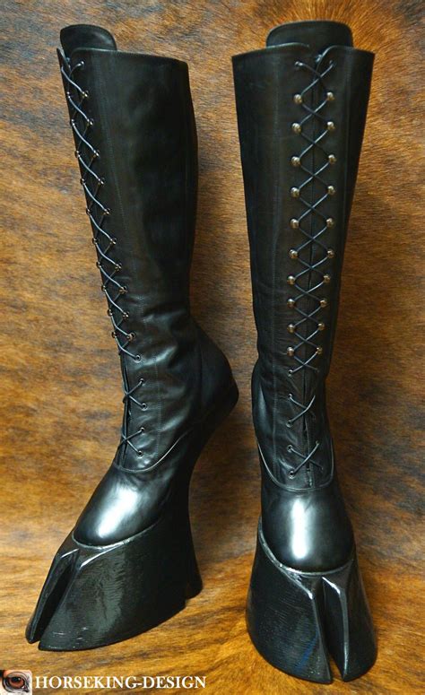 Horseking Design — Cloven Hoof Boots Knee High