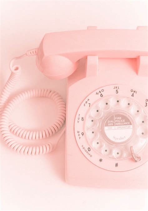Pink Telephone Pastel Pink Aesthetic Green Aesthetic Vintage