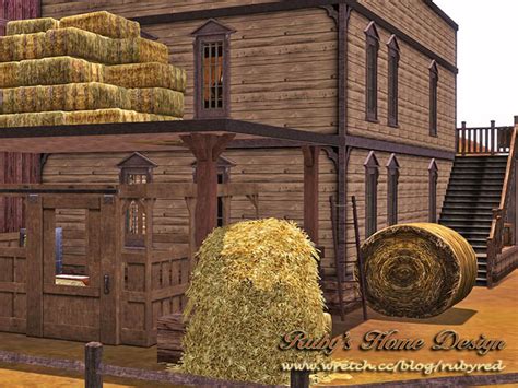 Your happiness is my happiness. Sims3 The Old West - The Saloon, General Store and Sheriff's Office 舊西部 - 酒店, 雜貨店與警長辦公室 - Ruby's Home Design
