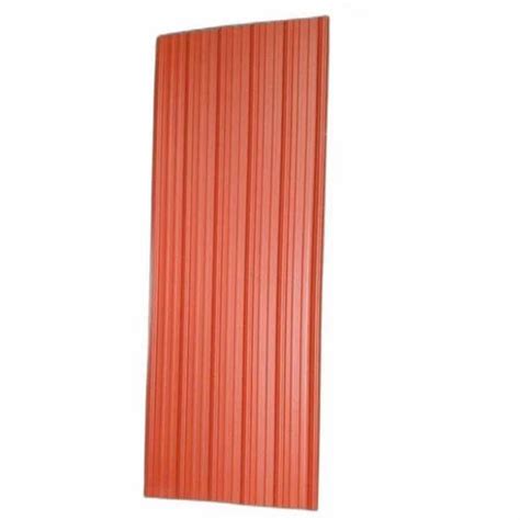 Color Coated Cold Rolled Orange UPVC Roofing Sheets Thickness Of Sheet